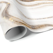 白金ゴールドカッコいい大理石のテクスチャのラッピング ラッピングペーパー (ロールコーナー)