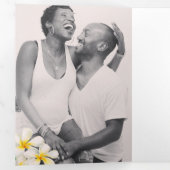 白金ゴールドフランギ結婚パニの花 三つ折りプログラム (内部最初)