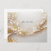 白金ゴールドフローラはがき ポストカード