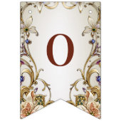 白金ゴールドフローラバンティング国旗 バンティングフラッグ (第2の旗)