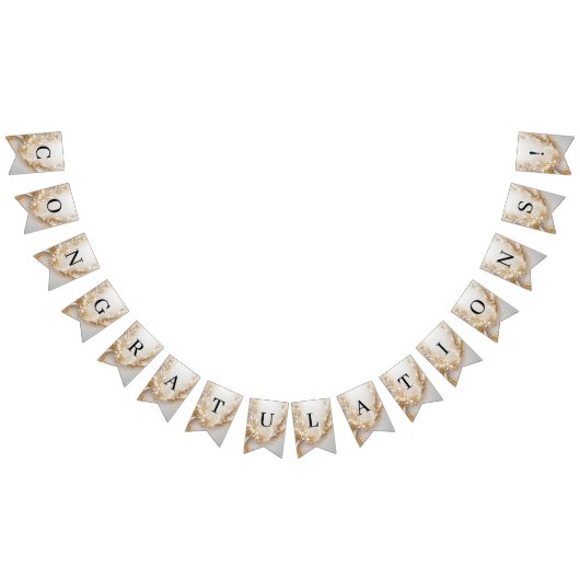 白金ゴールドフローラバンティング国旗 バンティングフラッグ (全)