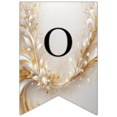 白金ゴールドフローラバンティング国旗 バンティングフラッグ (第2の旗)