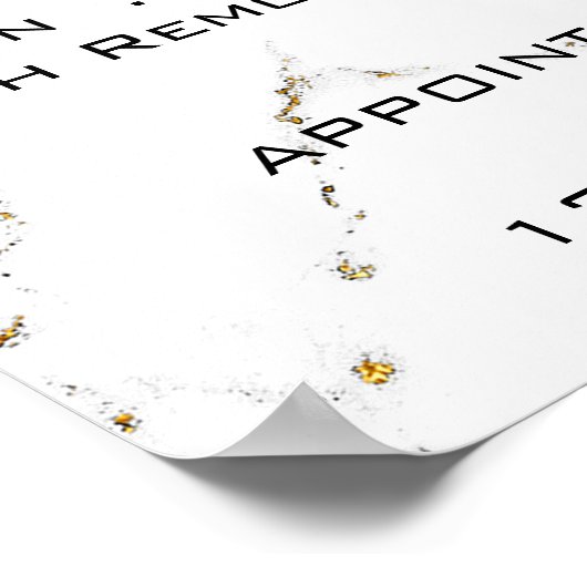 白金ゴールドメイクアップ目まぶし内線価格表 ポスター (角)