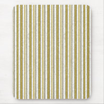 白金ゴールドレースストライプパターンマウスパッド