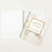 白金ゴールド大理石プロフェッショナルアポイントメントプランナー プランナー手帳 (ディスプレー)