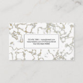 白金ゴールド大理石 |不動産実在代理業者 名刺 (裏面)