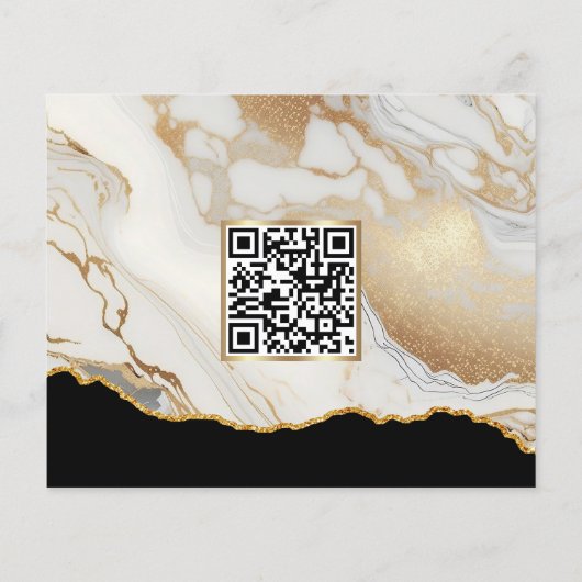 白金ゴールド大理石Agateメイクアップアーティストの写真 チラシ (裏面)