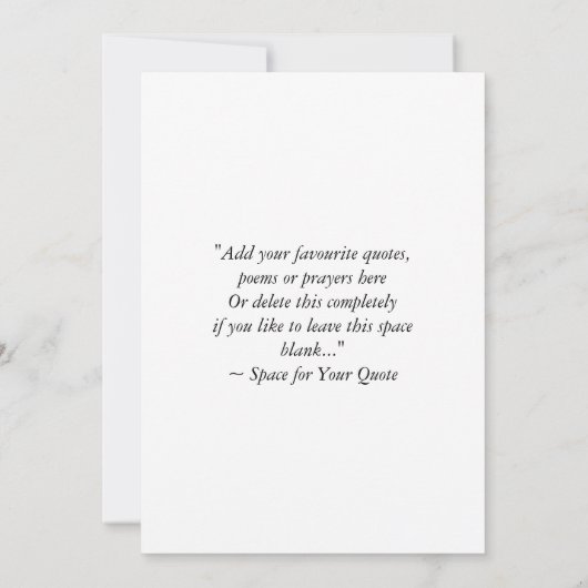 白金ゴールド書道50結婚周年記念 招待状 (裏面)