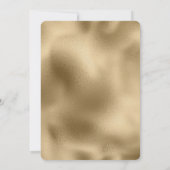 白金ゴールド紙吹雪ド結婚ット 招待状 (裏面)