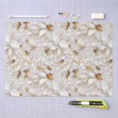 白金ゴールド蓮の花 薄葉紙 (クラフト)