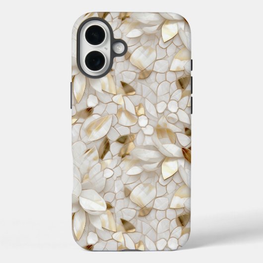 白金ゴールド蓮の花 Case-Mate iPhoneケース (裏面)