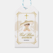 白金ゴールド馬メキシカンバプテスマ ギフトタグ (正面)