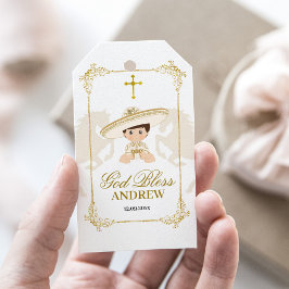 白金ゴールド馬メキシカンバプテスマ ギフトタグ