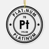 白金元素セラミックオーナメント セラミックオーナメント (正面)