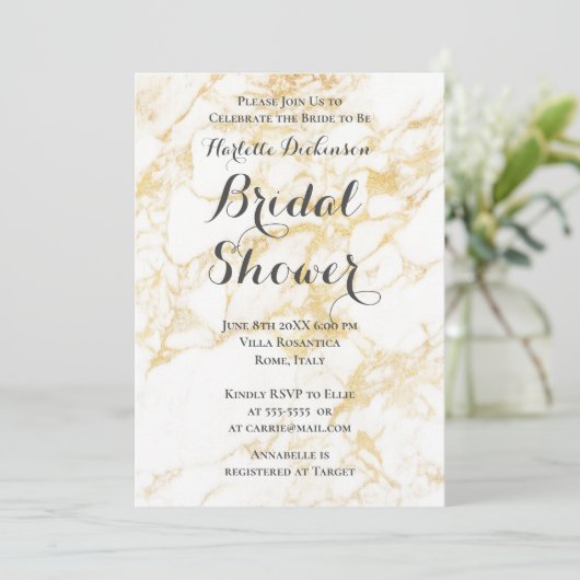 白金大理石 招待状 (スタンド正面)