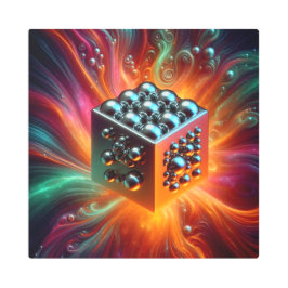 白金球 メタルプリント