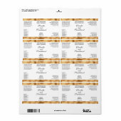 白金箔化粧品用ドロッパーボトルラベル ラベル (フルシート)