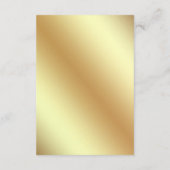 白金色モロッカン クワトロフィール ムスリム メヘンディ エンクロージャーカード (裏面)