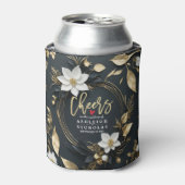 白金花輪のウェディングチェアーズラブ 缶クーラー (缶正面)