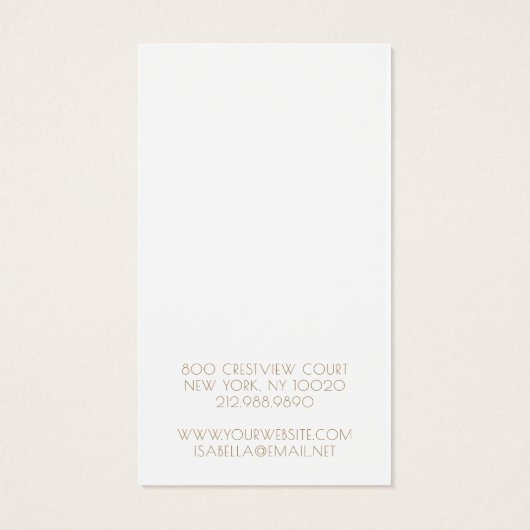 白金金ゴールドグリッタージュエリーイヤリングディスプレイカード (裏面)