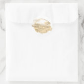 白金金ゴールドグリッタージュエリー製品ラベル ラウンドシール (バッグ)