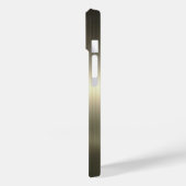 白金金ゴールドステンレス鋼プリント Case-Mate iPhoneケース (裏面 / 左)