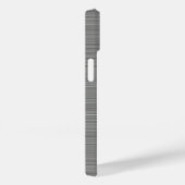 白金銀ステンレス鋼プリント Case-Mate iPhoneケース (裏面 / 右)