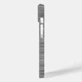 白金銀ステンレス鋼プリント Case-Mate iPhoneケース (裏面 / 左)