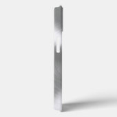 白金銀ステンレス鋼金属 Case-Mate iPhoneケース (裏面 / 右)