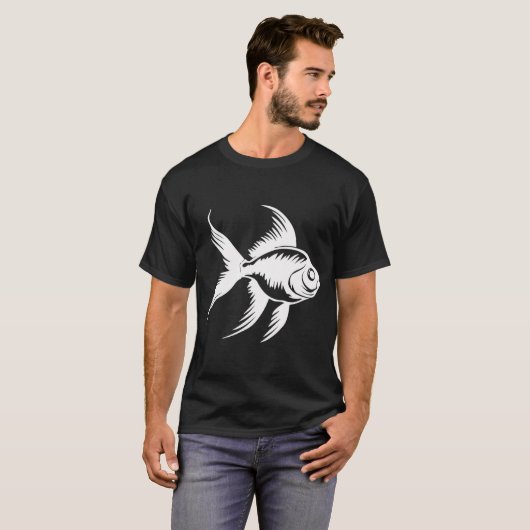 白金魚 Tシャツ (正面フル)