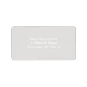 白金 ラベル (正面)