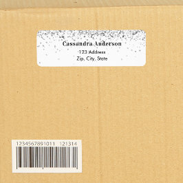 白銀の輝きを帯びた返信先ラベル ラベル