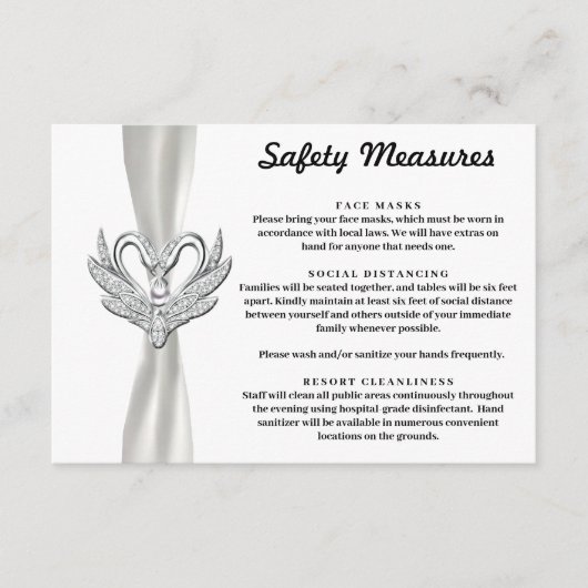 白銀スワン安全対策 エンクロージャーカード (正面)