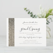 白銅モザイクドットのグランドオープニングセレモニー 招待状 (スタンド正面)