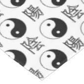 白陽記号パタ中国のーン テーブルクロス (アングル)