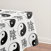 白陽記号パタ中国のーン テーブルクロス (インサイチュ)