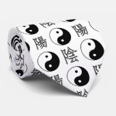 白陽記号パタ中国のーン ネクタイ (ロール)