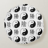 白陽記号パタ中国のーン ラウンドクッション (裏面)