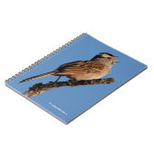 白雀が日に向かって鳴く ノートブック (左側)