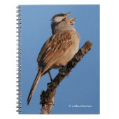 白雀が日に向かって鳴く ノートブック (正面)