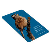 白雀が日に向かって鳴く マグネット (右側)