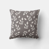 白離れとグレーのパターン クッション (裏面)