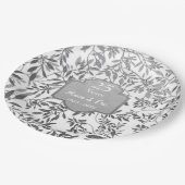 白離れ25周年記念に銀の誕生 ペーパープレート (アングル)