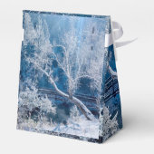 白雪冬の結婚式のお願いボックス フェイバーボックス (裏面サイド)