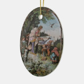 白雪姫が目をさますのを待つ セラミックオーナメント (左)