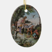 白雪姫が目をさますのを待つ セラミックオーナメント (裏面)