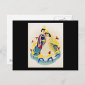 白雪姫と七人のこびとたち ポストカード (正面/裏面)