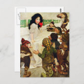 白雪姫と七人のこびとたち ポストカード (正面/裏面)