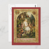 白雪姫と七人のこびと ポストカード (正面/裏面)