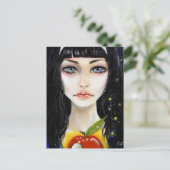 白雪姫と毒りんごの葉書 ポストカード (スタンド正面)